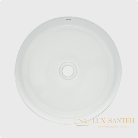 раковина накладная aquame aqm5007, 400 мм, белый глянцевый