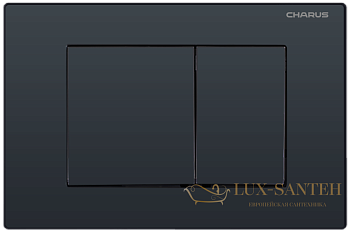 панель смыва charus tm, minimalista, fp.310.dw.01, черный матовый