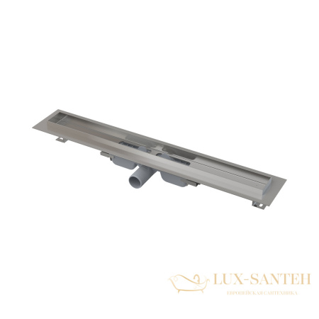 alcaplast apz6 professional водоотводящий желоб с порогами для цельной решетки низкий, горизонтальный слив, 950 мм apz106-950