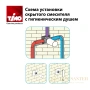 гигиенический комплект timo torne 4359/00sm, хром