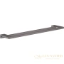 полотенцедержатель hansgrohe addstoris 41743340, шлифованный чёрный хром