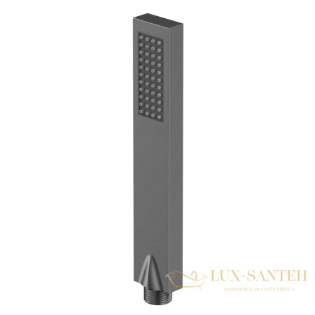 душевая лейка whitecross quadra-gm, оружейная сталь