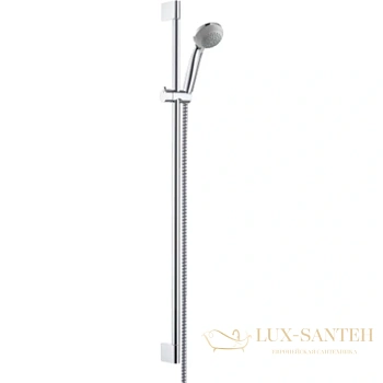 душевой гарнитур hansgrohe crometta 85 90cm 1jet/unica 27729000