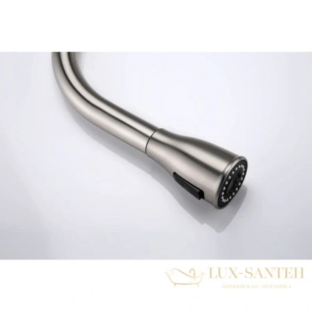 смеситель paulmark lange la214212-ni для кухни с подключением к фильтру, никель