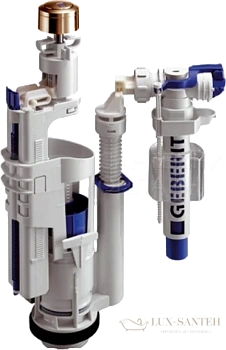 механизм смыва для бачка kerasan 7509k3, бронза