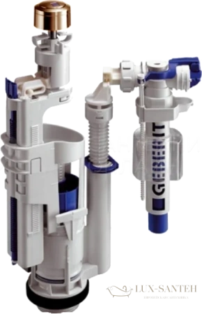 механизм смыва для бачка kerasan 7509k3, бронза