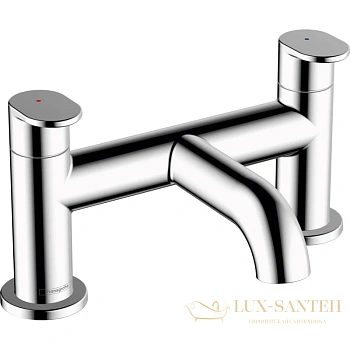смеситель для ванны hansgrohe vernis blend 71442000, хром