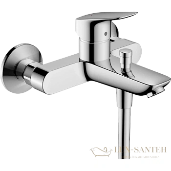смеситель для ванны hansgrohe logis 71401000, хром