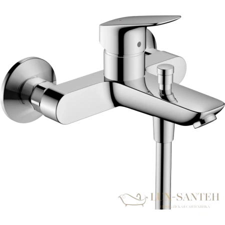 смеситель для ванны hansgrohe logis 71401000, хром
