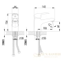 смеситель для раковины lemark pramen lm3306c