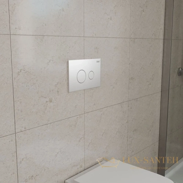 клавиша смыва d&k venice db1029016 для инсталляции, белый