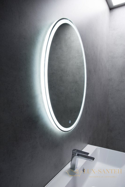 зеркало belbagno spc spc-vst-600-800-led-tch-warm с подсветкой, с подогревом, с сенсорным выключателем