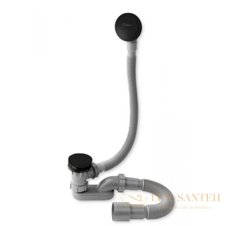 слив-перелив delice dlr000015 автомат click clack, черный матовый