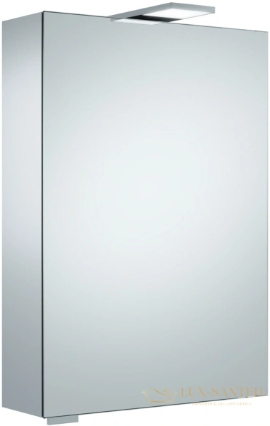 зеркальный шкаф keuco royal 15 14401171201, с подсветкой, 500х720х150 мм, петли слева, анодированный серебристый алюминий/зеркало