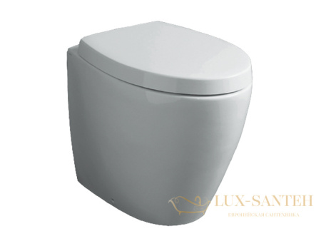 унитаз приставной 53х34см, simas lft spazio, lft20 bi безободковый, слив универсальный, белый