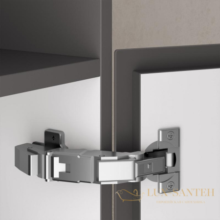 высокий шкаф-пенал keuco stageline, 32831290102, 400x1800x360 мм, к/ф: инокс