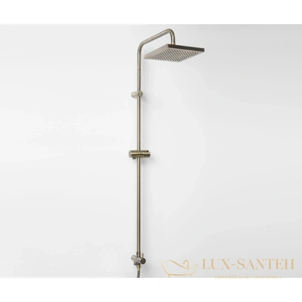 душевая стойка wasserkraft exter a040, светлая бронза