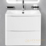 тумба под раковину belbagno acqua acqua-600-2c-so-bl подвесная, bianco lucido