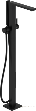 смеситель для ванны напольный hansgrohe tecturis e 73445670, черный матовый