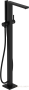 смеситель для ванны напольный hansgrohe tecturis e 73445670, черный матовый