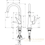 смеситель для кухни hansgrohe talis s 72812000