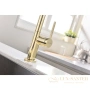 смеситель paulmark neo ne214419-g для кухни, золотой