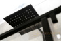 душевая дверь cezares urban urban-b-12-100-c-nero 100 см профиль черный матовый, стекло прозрачное