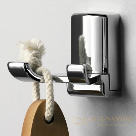 крючок двойной wasserkraft leine k-5023d, хром