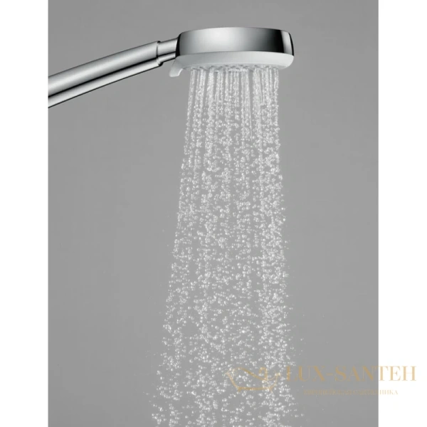 лейка для душа hansgrohe crometta 100 multi 3jet 26823400 белый/хром