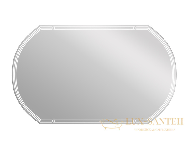 зеркало cersanit led 090 design 100, kn-lu-led090*100-d-os
