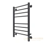 полотенцесушитель электрический terminus сицилия 4670078527646 п8 500x800 кс 9005 черный матовый