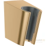 душевой держатель hansgrohe porter s 28331140 шлифованная бронза