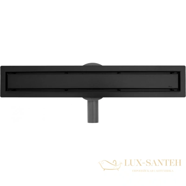 душевой канал rea neo&pure pro rea-g0999 500 мм 2 в 1 с основой под плитку, черный матовый