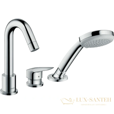 смеситель для ванны hansgrohe logis 71310000, хром