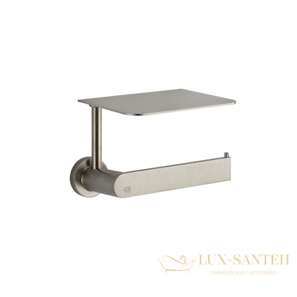 держатель туалетной бумаги с полкой gessi emporio 38855.149, finox brushed nickel