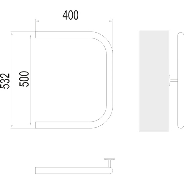 полотенцесушитель водяной terminus п-образный 4620768881459 50x40