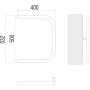 полотенцесушитель водяной terminus п-образный 4620768881459 50x40