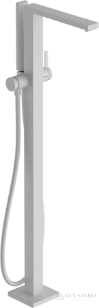 смеситель для ванны напольный hansgrohe tecturis e 73445700, белый матовый