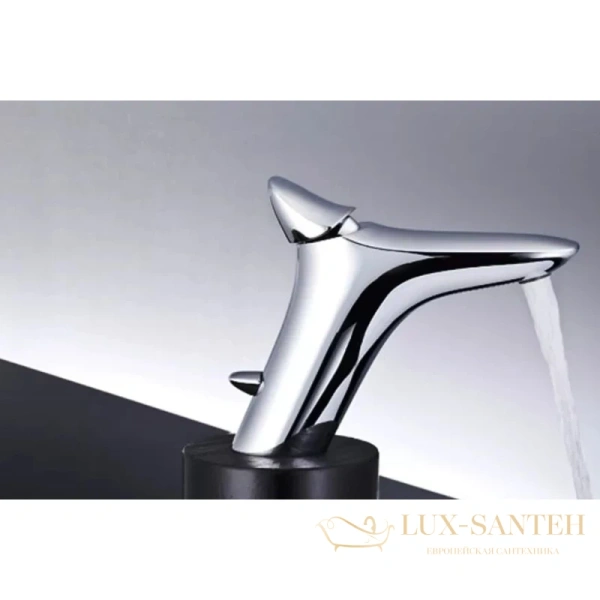 смеситель для раковины kludi ambienta 530230575 с донным клапаном, хром