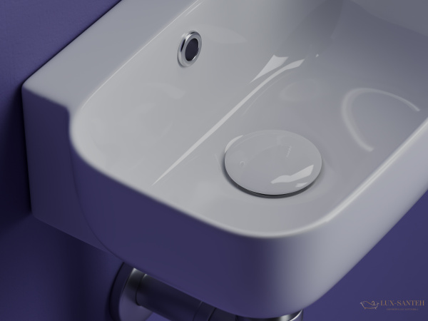 раковина ceramica nova element cn6074l 40,3x24,9 см, левосторонняя, белый