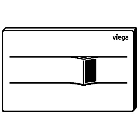 панель смыва viega prevista visign for more 201 773519 электронная, антрацит