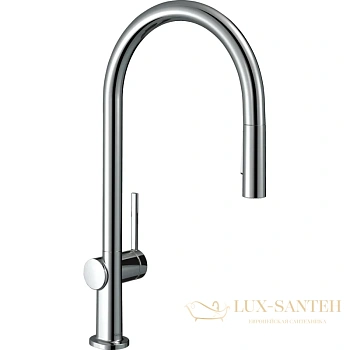 смеситель для кухни с вытяжным душем hansgrohe m54 talis 210 72800000