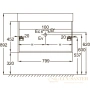 тумба jacob delafon vivienne eb1584-n18-g1c 79,9 см, белый/белый глянец