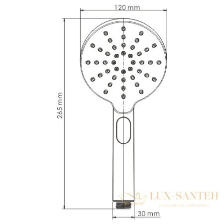 смеситель для ванны встраиваемый wasserkraft mosel a4651.293.295.271.087.127, хром