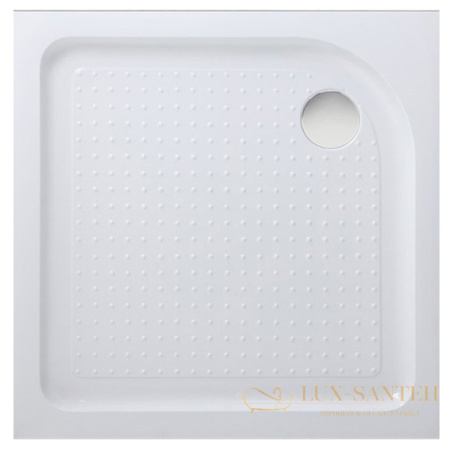 акриловый поддон для душа belbagno tray tray-bb-a-80-15-w 80x80x15 с антискользящим покрытием, белый