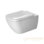 Чаша подвесного безободкового унитаза Duravit Happy D.2 2222090000 Rimless, белый