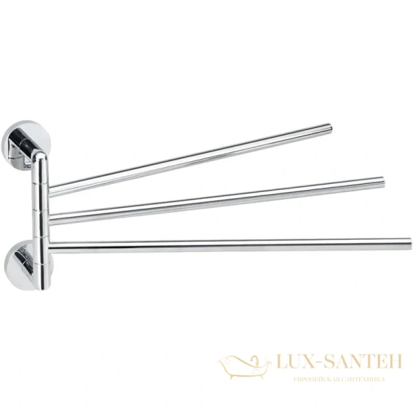 полотенцедержатель bemeta stella 166204112 44,5 см, поворотный, тройной, хром