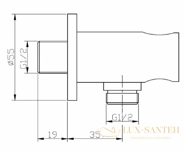душевой гарнитур belbagno ancona ancona-dfs-crm, хром