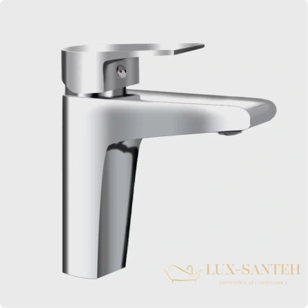 смеситель для раковины aquame prato aqmp6120, хром