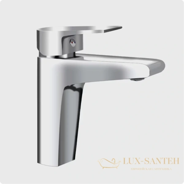 смеситель для раковины aquame prato aqmp6120, хром